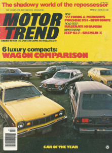MOTOR TREND 1976 MAR - GRAHAM HILL, BWM 530 COUPE